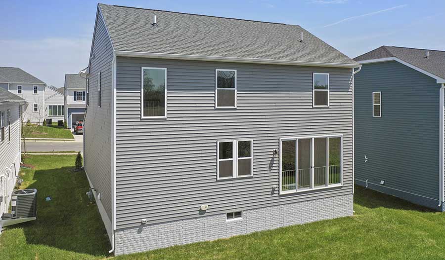 Rear Exterior of the Coral floor plan