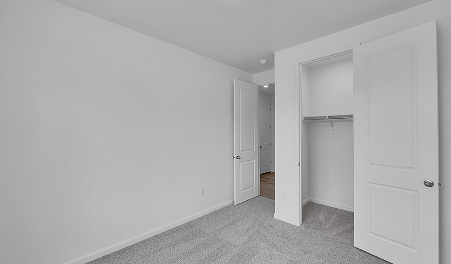 Bedroom of the Bryce floor plan
