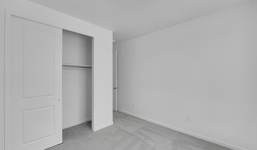 Bedroom of the Bryce floor plan