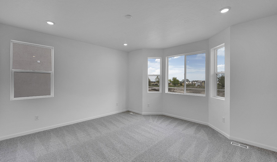 Bedroom of the Bryce floor plan
