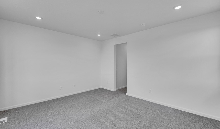 Bedroom of the Bryce floor plan