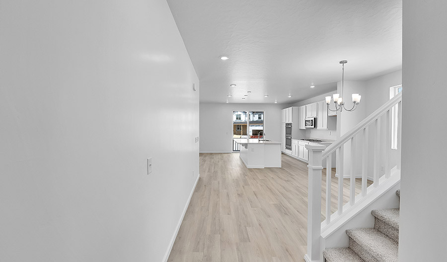 Entry of the Bedford floor plan