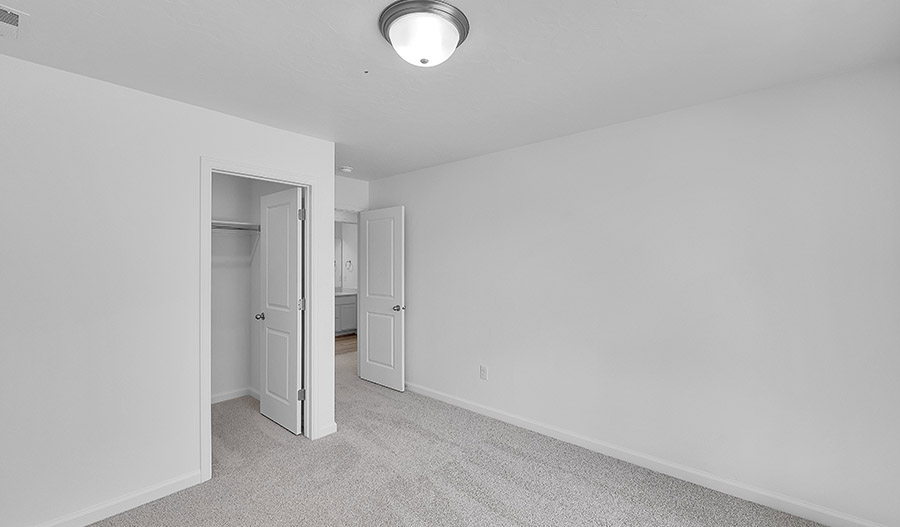 Bedroom of the Bedford floor plan