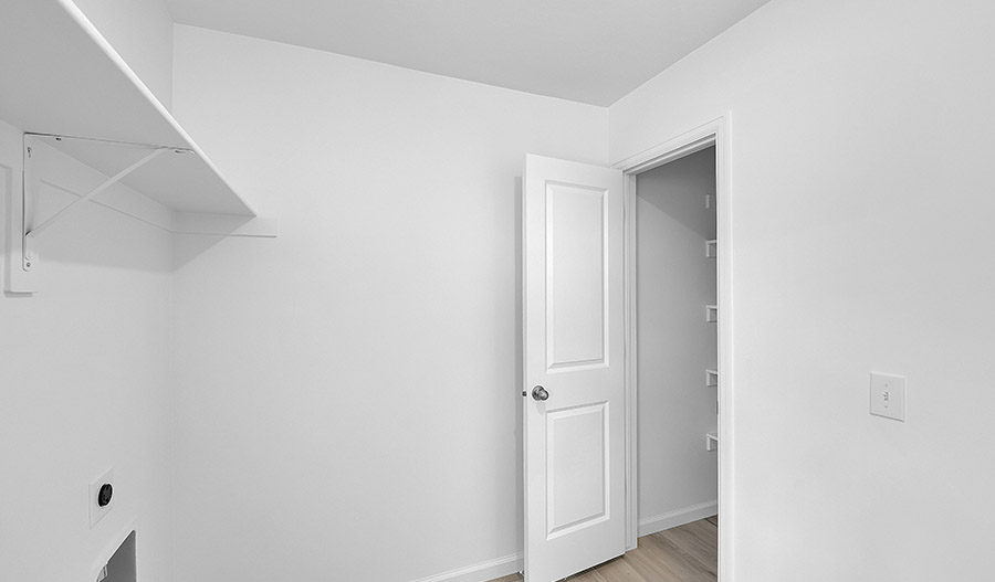 Laundry of the Bedford floor plan