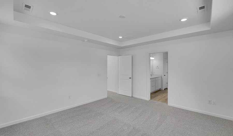 Bedroom of the Bedford floor plan