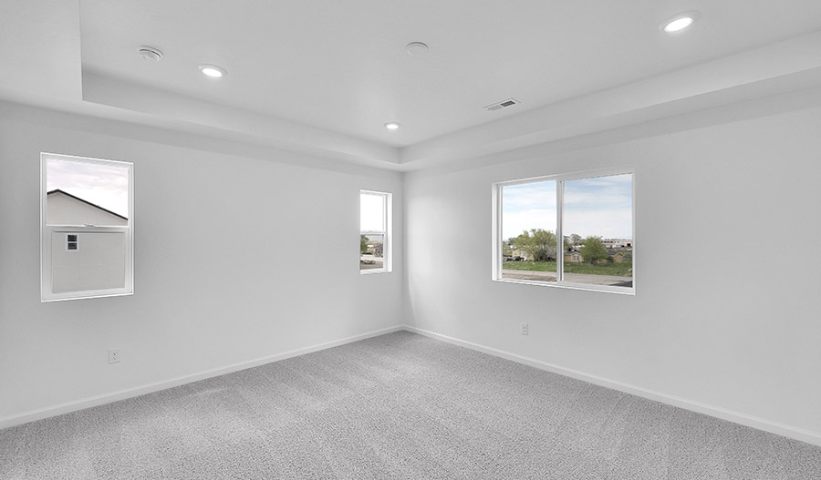 Bedroom of the Bedford floor plan