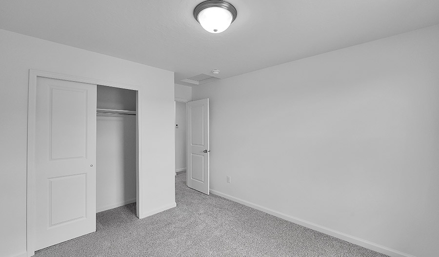 Bedroom of the Bedford floor plan