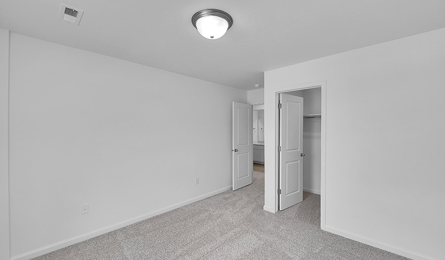 Bedroom of the Bedford floor plan