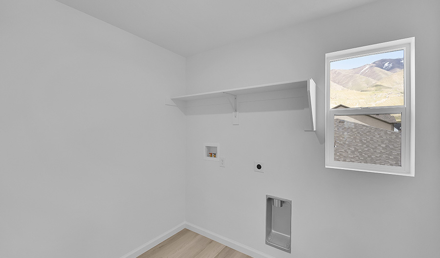 Laundry of the Bedford floor plan