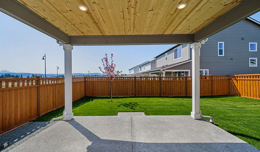 Rear Exterior of the Pearl floor plan