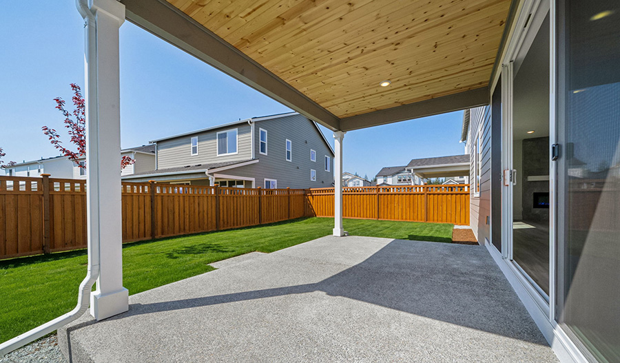 Rear Exterior of the Pearl floor plan