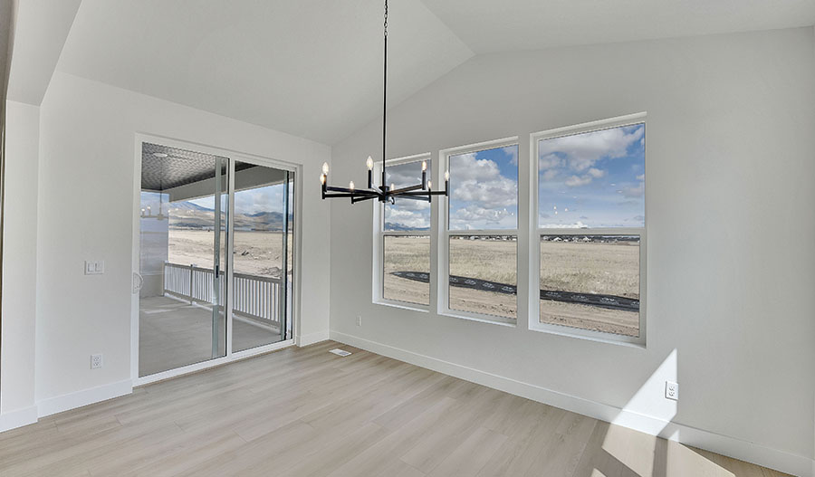 Sunroom of the Helena floor plan