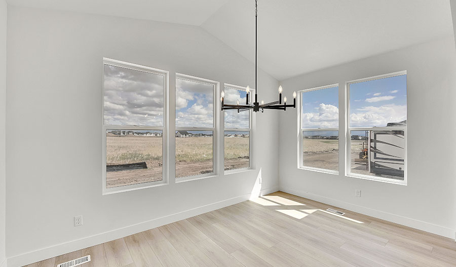 Sunroom of the Helena floor plan