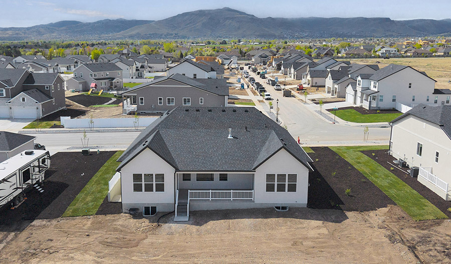 Rear Exterior of the Helena floor plan