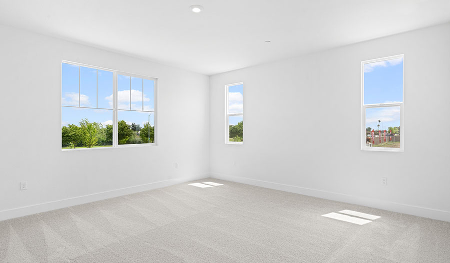 Bedroom of the Andrea floor plan