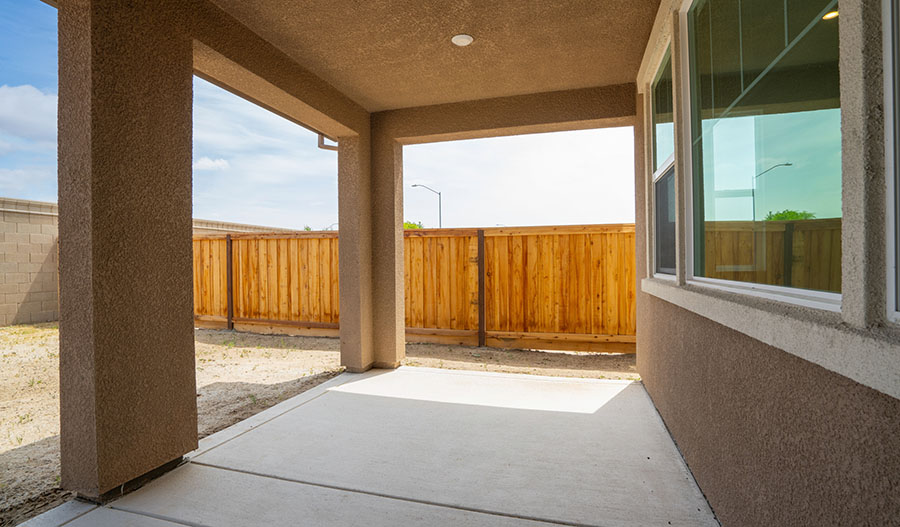 Patio of the Andrea floor plan