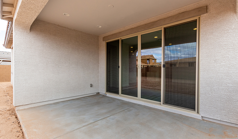 Patio of the Slate floor plan