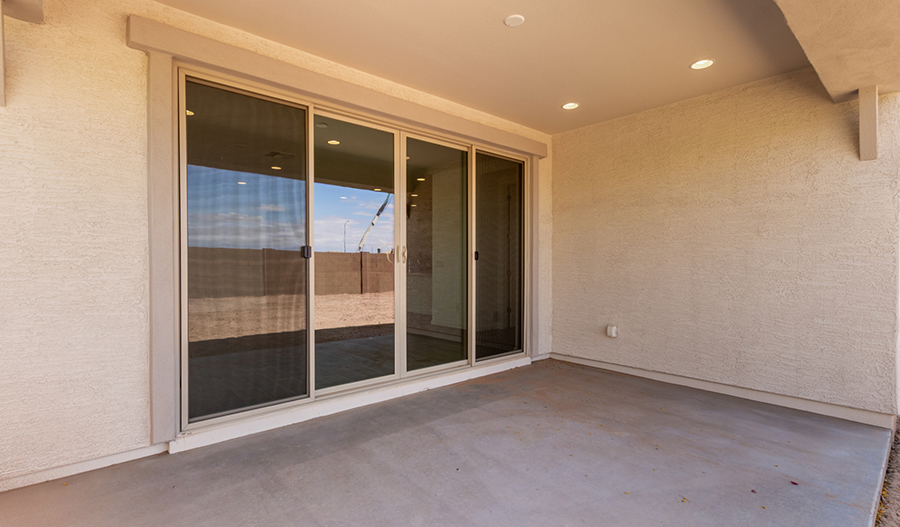 Patio of the Slate floor plan