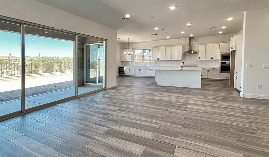 Great Room of the Holbrook floor plan