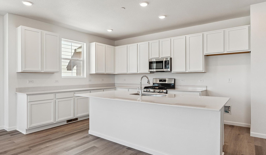 Kitchen of the Agate floor plan