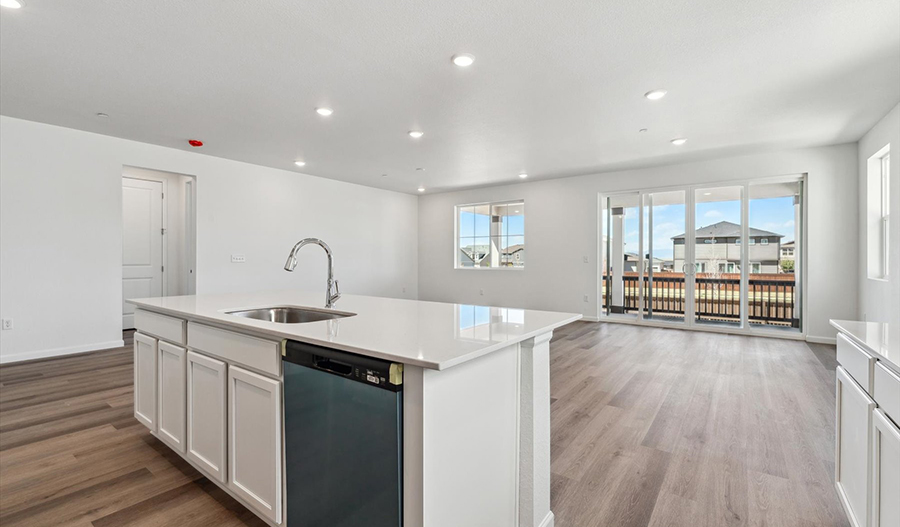 Kitchen of the Agate floor plan