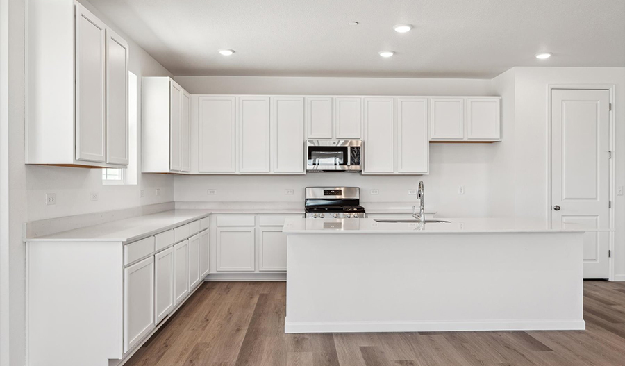 Kitchen of the Agate floor plan