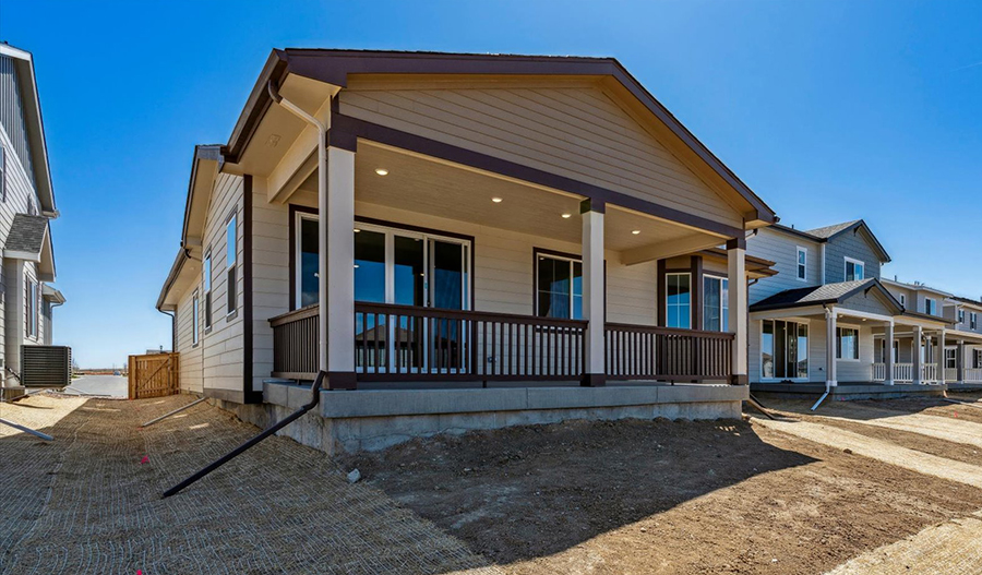 Rear Exterior of the Agate floor plan