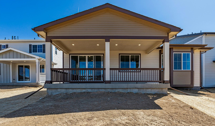Rear Exterior of the Agate floor plan