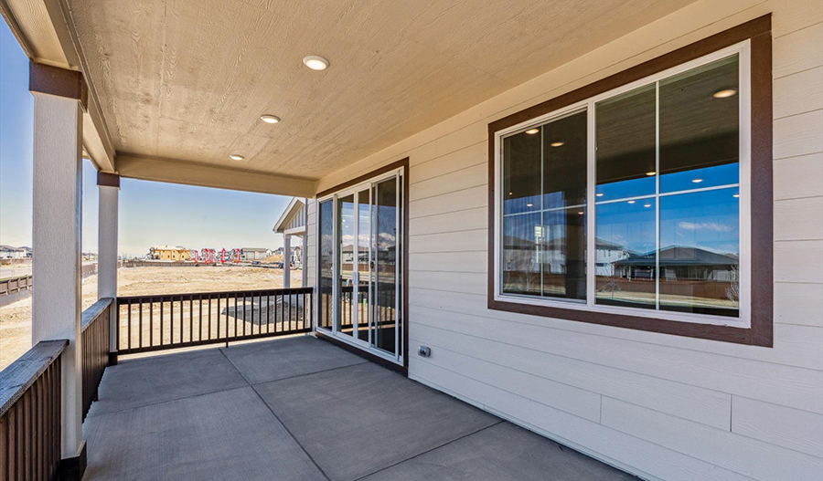 Patio of the Agate floor plan