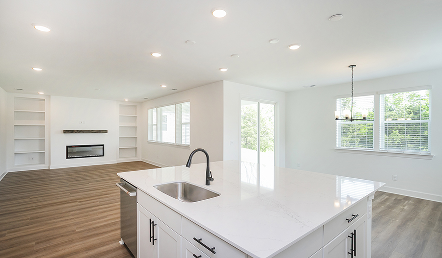 Kitchen of the Sage floor plan