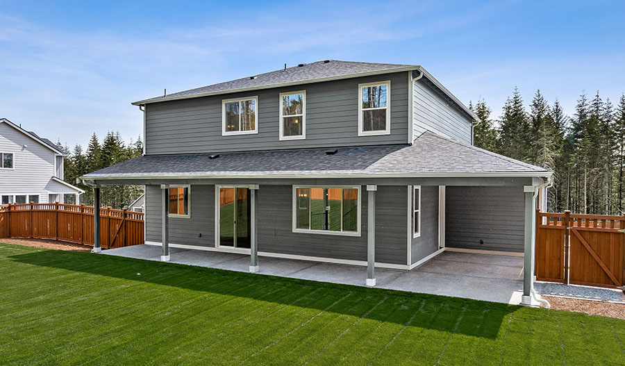 Rear Exterior of the Orlando floor plan
