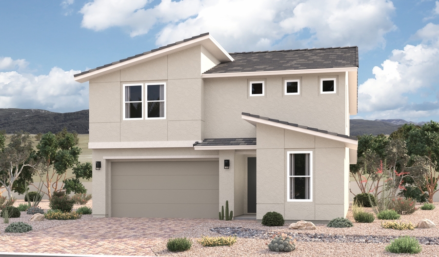 Elevation A of the Moonstone floor plan