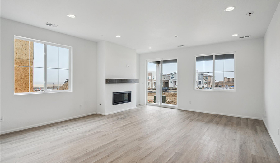 Great Room of the LynwoodIDuo floor plan
