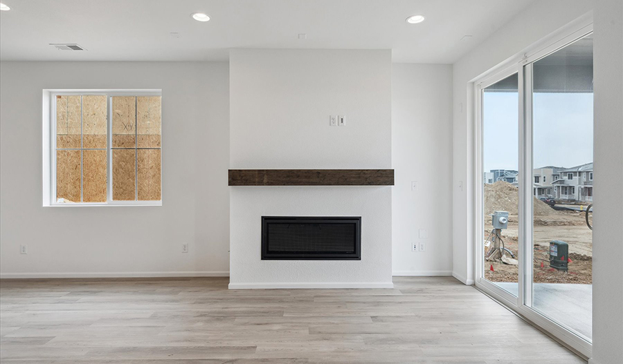Great Room of the LynwoodIDuo floor plan