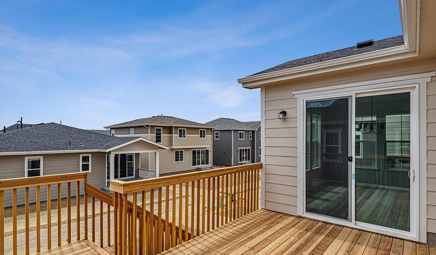 Patio of the Coronado floor plan