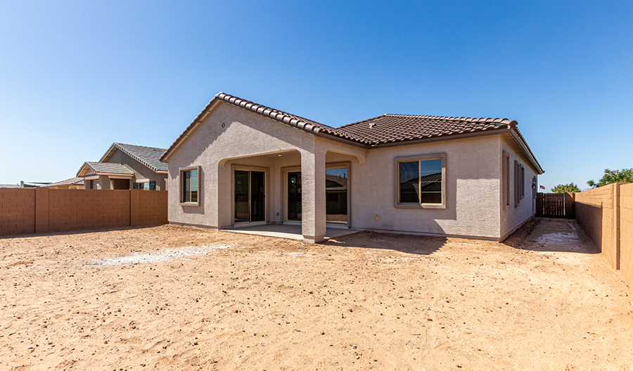 Rear Exterior of the Cassandra floor plan