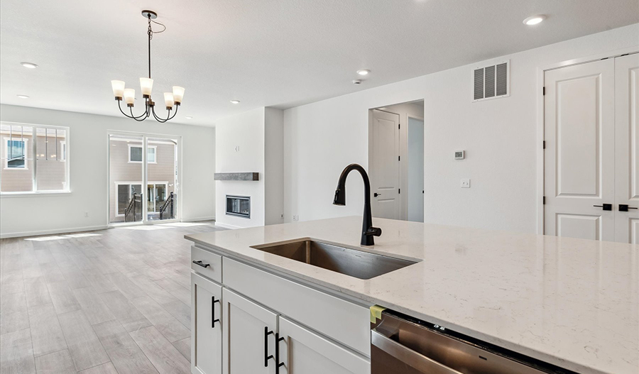 Kitchen of the Arlington floor plan