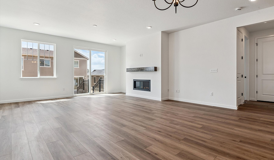 Great Room of the Arlington floor plan