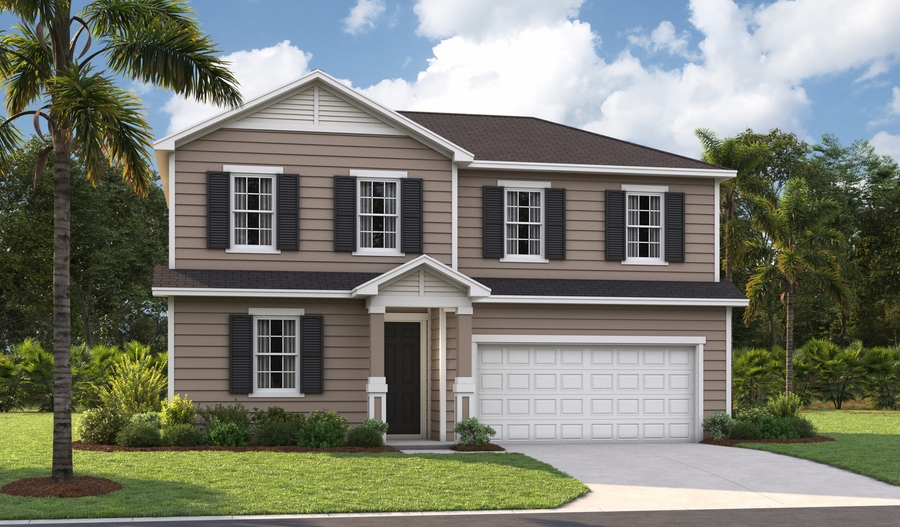 Master Elevation K of the Elderberry floor plan