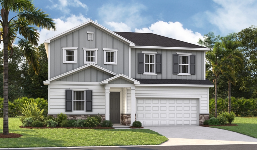 Master Elevation L of the Elderberry floor plan