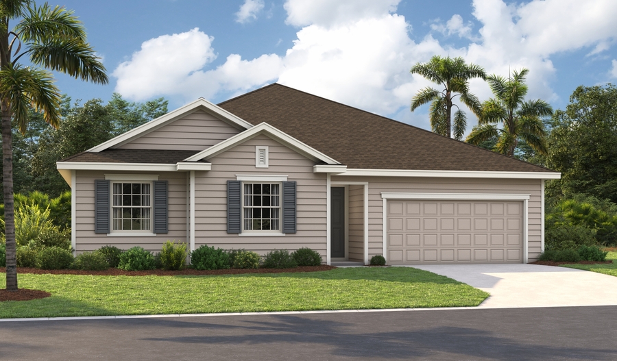 Master Elevation K of the Delaney floor plan