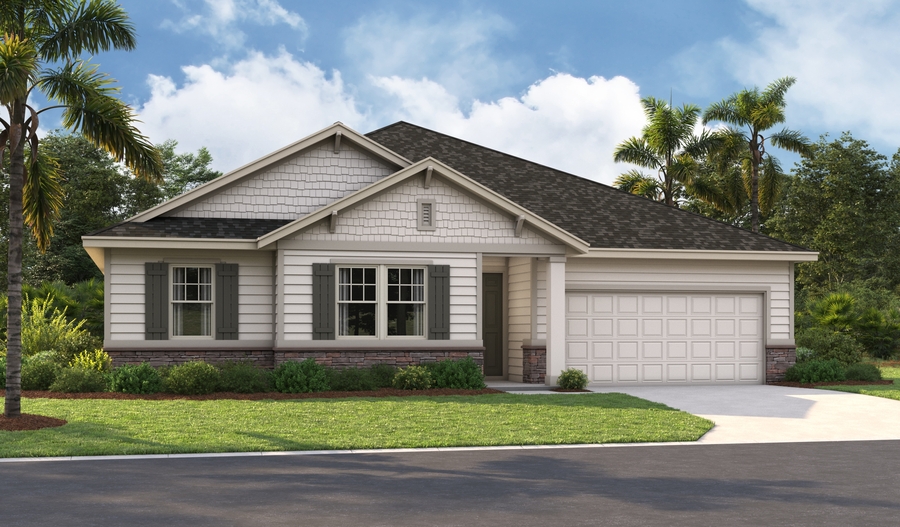 Master Elevation L of the Delaney floor plan
