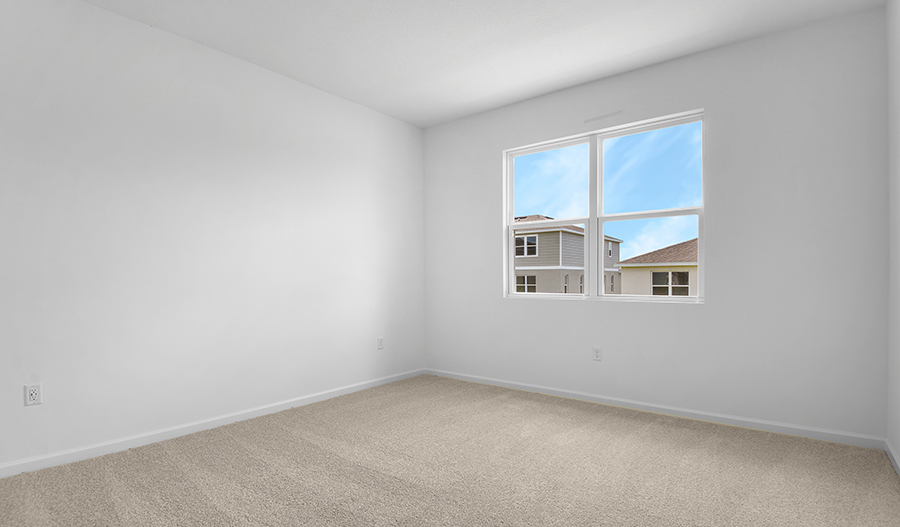 Bedroom of the Zinc floor plan