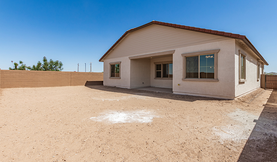 Rear Exterior of the Townsend floor plan