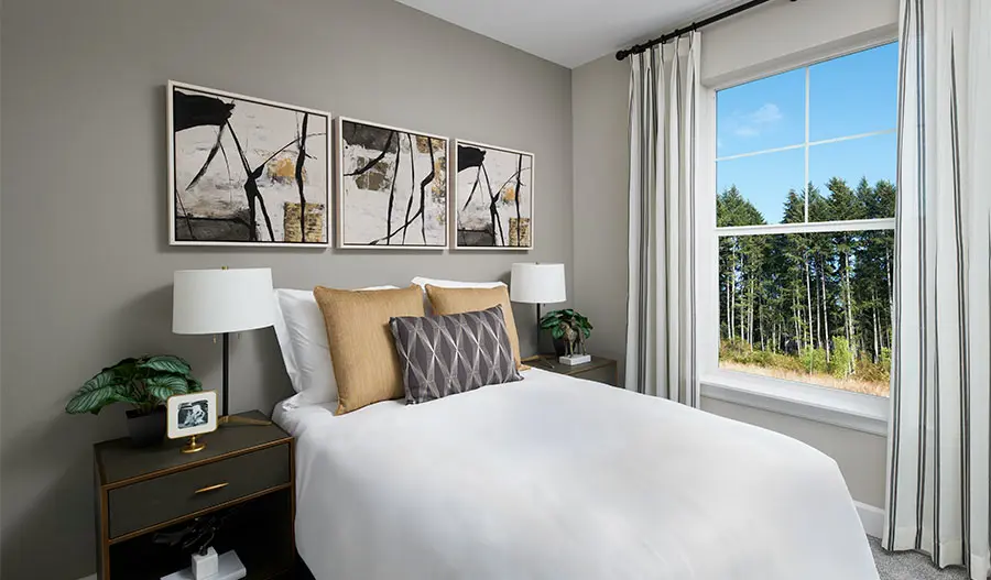 Bedroom of the Moonstone floor plan