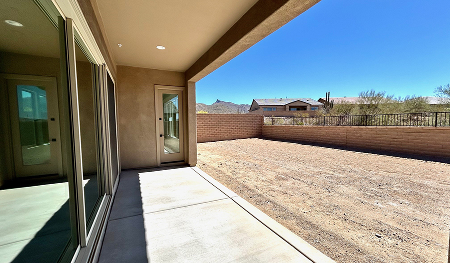 Patio of the Hanford floor plan