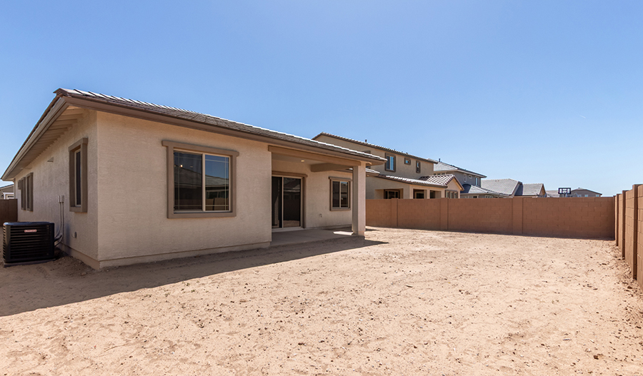 Rear Exterior of the Cassandra floor plan