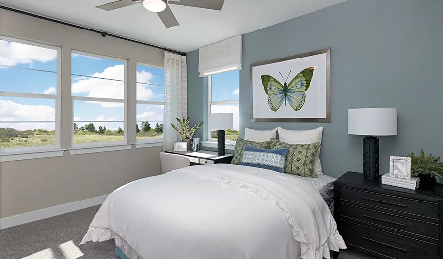 Bedroom of the Ouray floor plan
