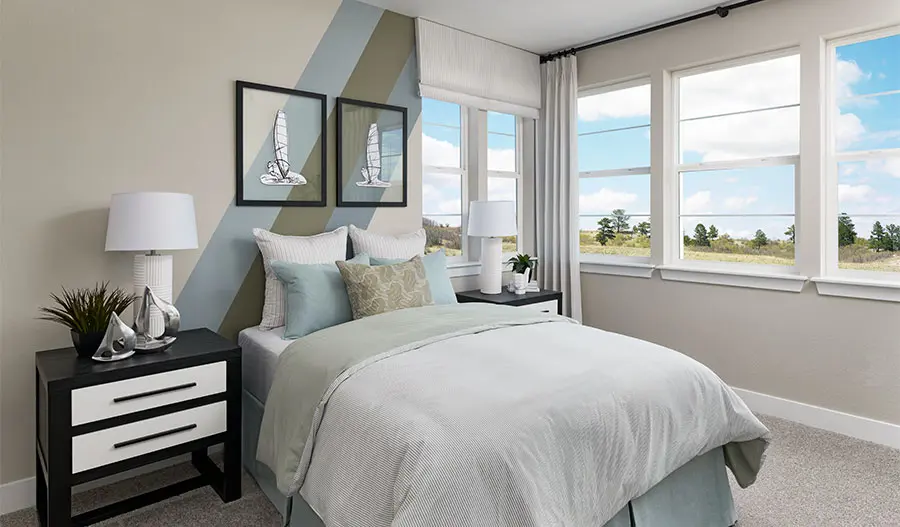 Bedroom of the Ouray floor plan