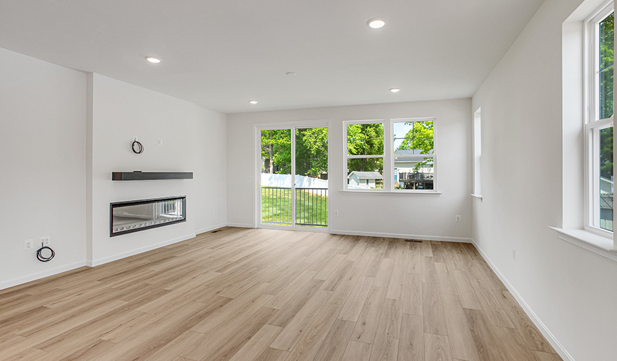 Great Room of the Arlington floor plan